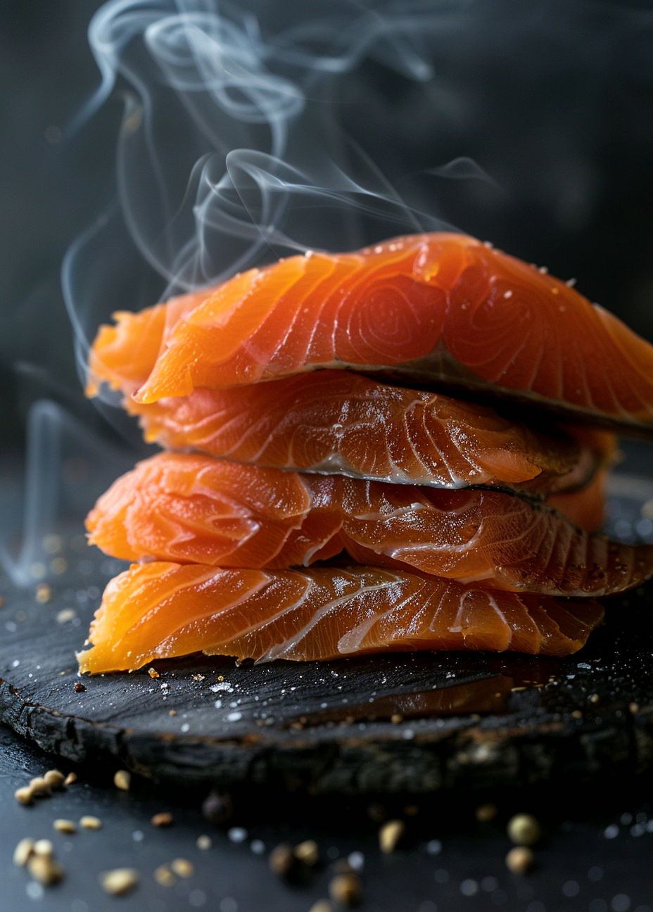Smoked Salmon Vertical Cut - Image 4